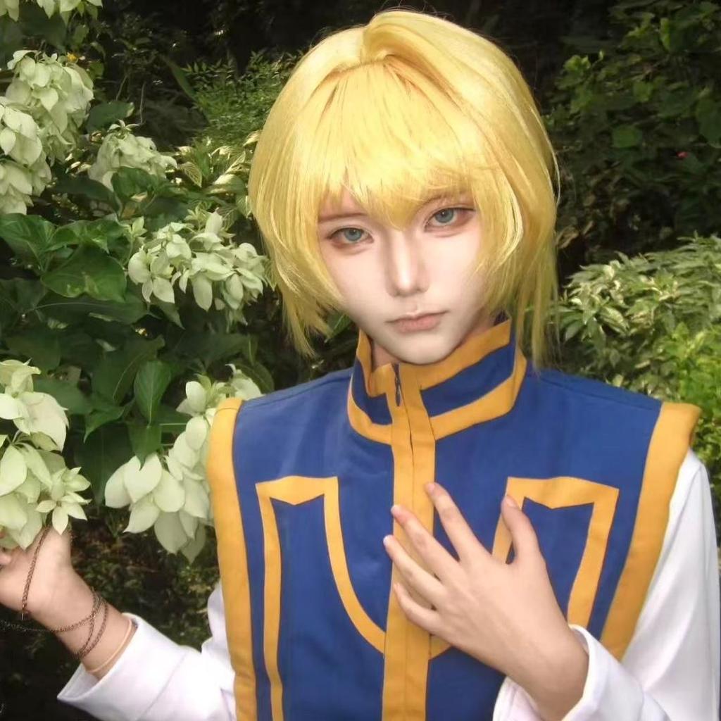 Hunter x Hunter Kurapika Urteils-Ketten Cosplay & Halloween Kostüm Armband & Perücke