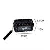 Candy Color Plush Makeup Bag Transparent Cosmetic Bag Girl Bow Pencil Case Stationery Pouch Student Makeup Organizer Wash Bag