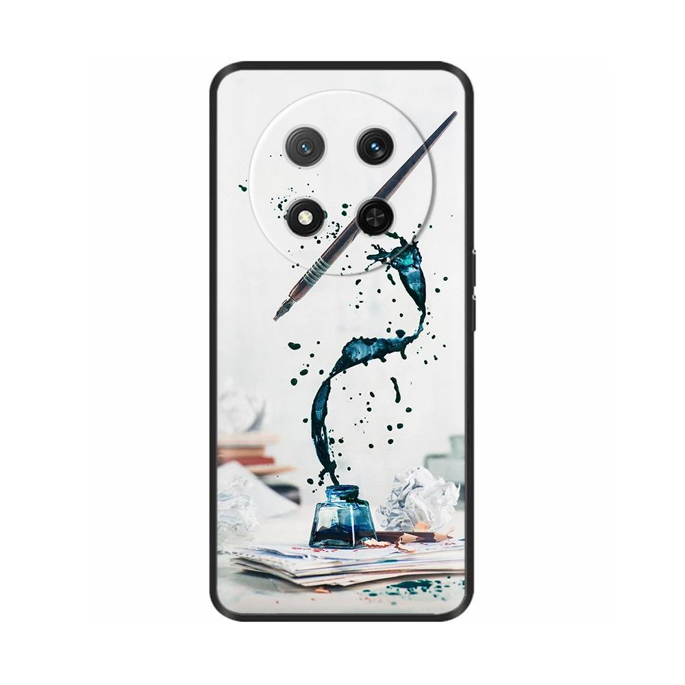 Für Honor Magic7 Lite 5G Hülle Blume Weiche Silikonhülle Für Coque Honor Magic7 Lite Hülle Magic 7 Handyhülle Magic7 Pro Schalen
