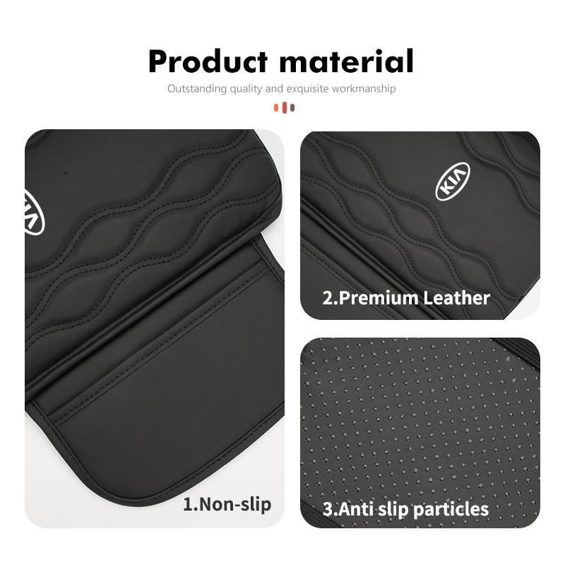 Car Center Console Leather Arm Rest Protection Cushion Storage Pocket For KIA Ceed Sportage Rio K5 K2 Optima Cerato Proceed cyvp10
