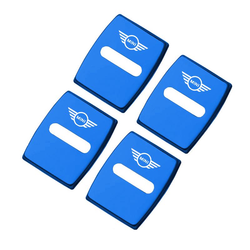 4Pcs Car Door Lock Covers Auto Decorative For MINI One Cooper JCW Countryman Clubman Cabrio Paceman Coupe Roadster F57 Hub Cap Ypbhr22