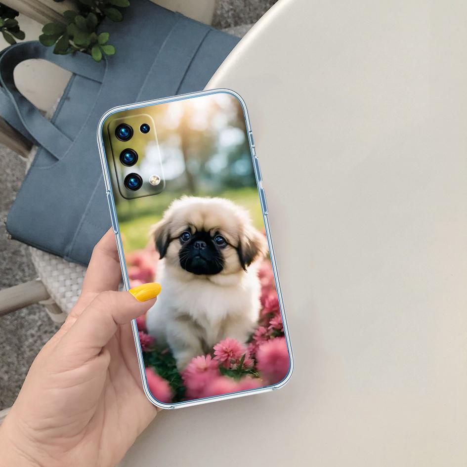 CJ90 Pug Dog Phone Case for Motorola Moto G10 G20 G30 G31 G32 G34 G35 G41 G42 G50 G51 G52 G55 G60 G60S G62 G71 G72 G75