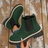 Women Boots New Thick Sole Casual Chelsea Boots Trend Outdoor Shoes Women Chunky Heel Platform British Style Ankle Boots
