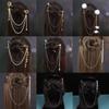 Partygeschenk Perlenquaste Retro Haarstäbe Haargabel Kopfschmuck Doppelstrang Haarnadeln