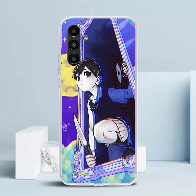 Spiel O-Omori Cartoon Hülle für Samsung Galaxy A17 A37 A57 A16 A26 A36 A56 A15 A14 A55 Handyhülle A13 A53 A25 A35 A24 A34 A23 A33