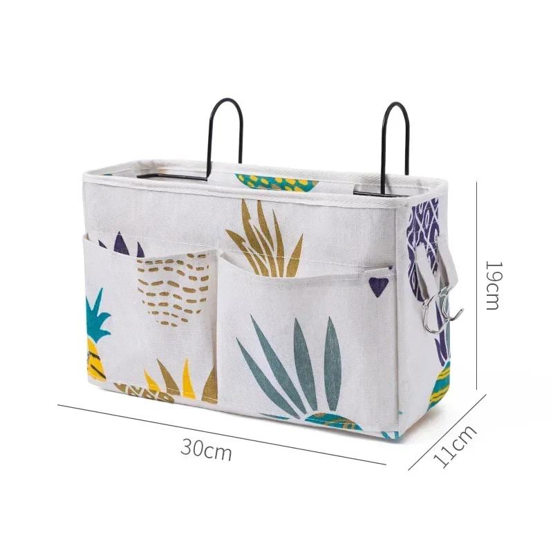 Portable Baby Care Essentials Hanging Organizers Crib Storage Cradle Baby Crib Organizer Diaper Bag Linen Baby Bed Accessories