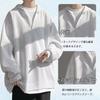 Bligo Fall Layered Plus Sizes Loose Long Casual Drop Round Solid Perfect for Light Men's V-Neck Hoodie, Look, Available, Simple, Popular, Fit,