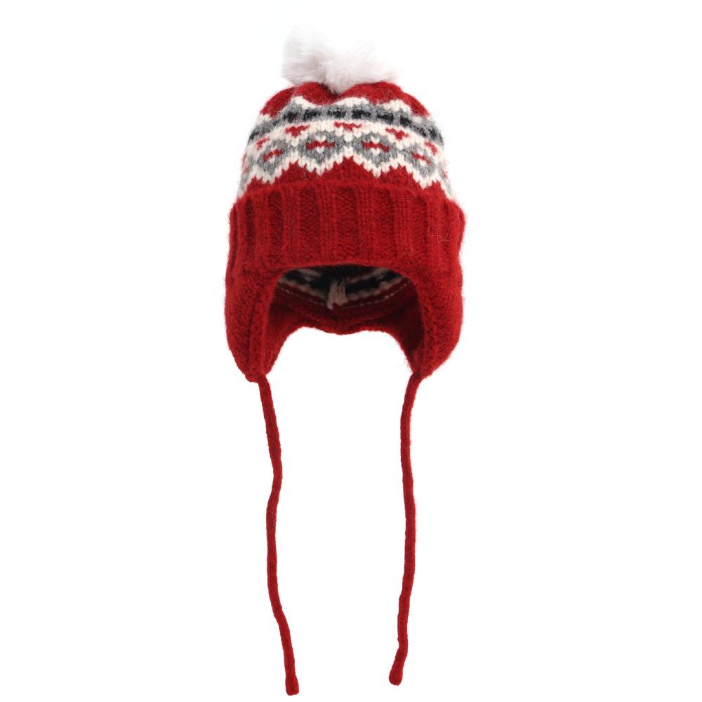 New Style Fashion Beanie Hats Winter Warm Pompoms Cap Dandy Beanies For Women Lozenge Pattern Winter Knitted Girl Hats Gift