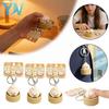 Simulated Keychain Buns Stress Relief Toy Cute Soft  Decompression Fidget Key Ring Pendant Gift Backpack Hanging Decoration