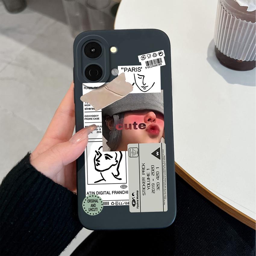 For Tecno Spark Go 3 2 1S 40 30 40C Pova 7 Ultra Pro Neo Case Sweet Girls Back Cover Soft Liquid Silicone Shockproof Phone Bags For Tecno Shell Bumper