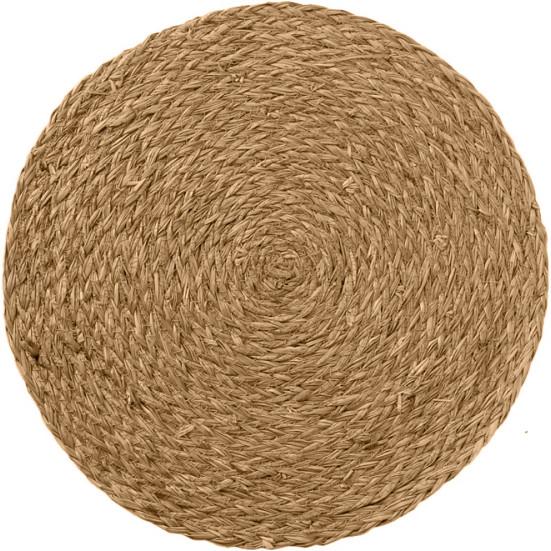 Handmade Woven Dinner Mat Long-lasting Insulated Straw Table Mat Household Supplies