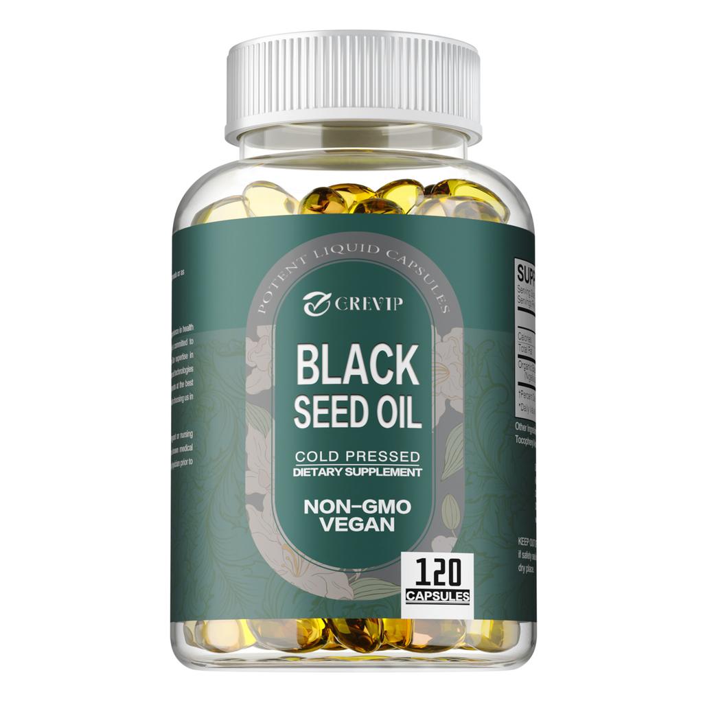Ulei de Semințe Negre Presat la Rece 1000mg 120 Capsule — Sănătate Zilnică, Suport Antioxidant, Suport Nutrițional