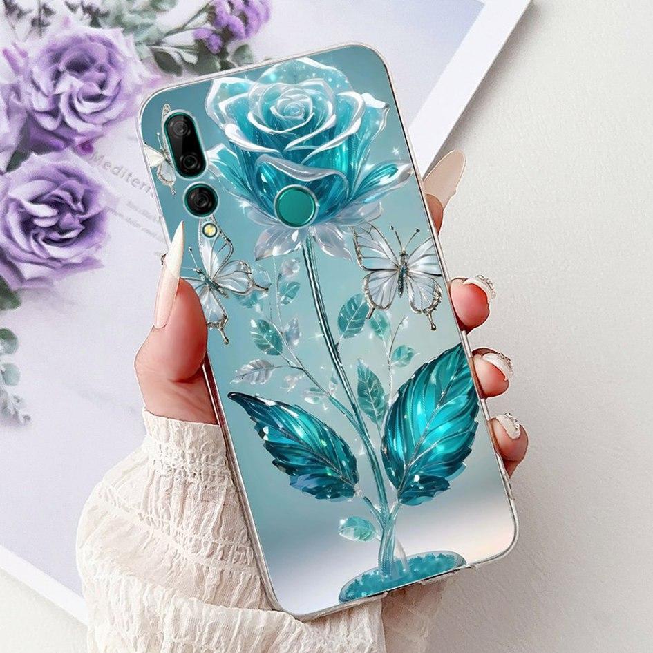 For Huawei Y9 2019 Case Y9 Prime 2019 Cover Cute Cartoon Lion Carp Soft Silicone Phone Covers For Huawei P Smart Z STK-LX1 Shell