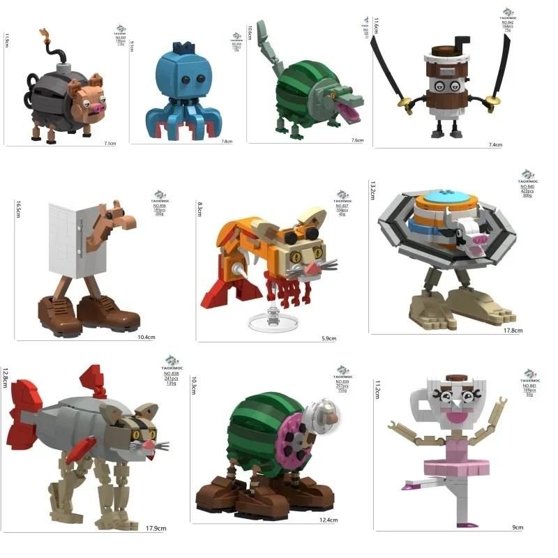 New Tralalero Tralala Building Blocks Italian Brainrot Ornament TTung Tung Sahur Action Figures Doll Toy for Kid Christmas Gifts
