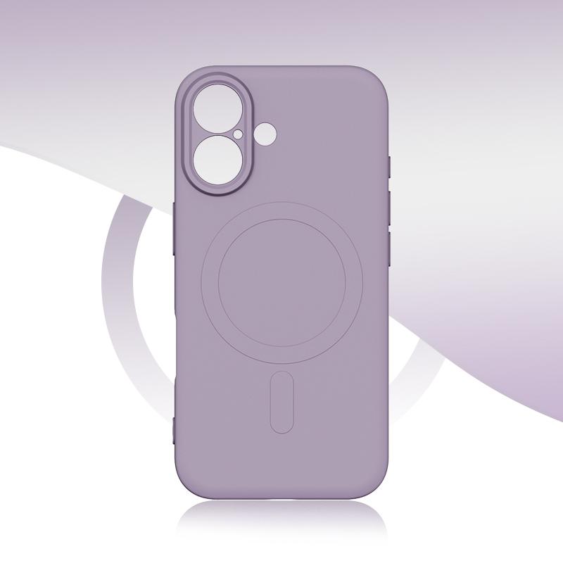 For Magsafe Magnetic Wireless Charging Solid Color Matte Liquid Silicone Shockproof Soft Phone Case for iPhone 16 Pro Max Plus