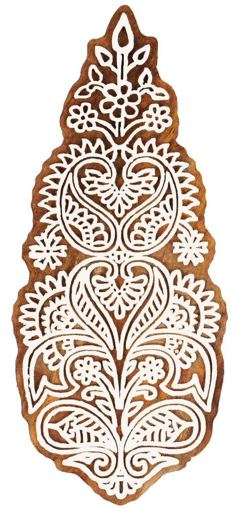 IBA Indianbeautifulart Textile Printing Block Asian Block Motif Hand Carved Wood Stamp