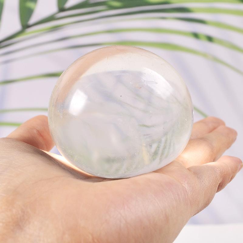Quetschbarer Transparenter Squeeze Ball Stressabbau Spielzeug Sensorisches Fidget Spielzeug für Kinder Erwachsene Angst Entspannung ASMR Spaß Partygeschenk