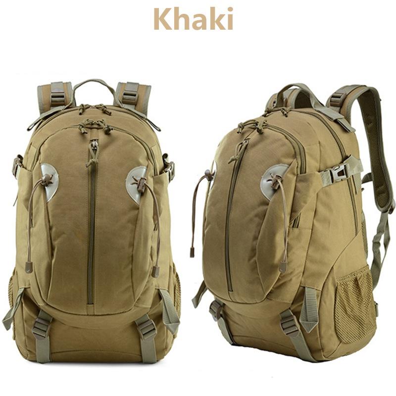 1000D Nylon Waterproof Trekking Fishing Hunting Bag Backpack Outdoor Military Rucksack Assault Pack Molle Bag Tactical Sports Camping Hiking