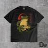 Japanese Gamer Frog, Funny Gaming T Shirt, Vintage Frog Gamer Tee, Cute Frog Meme Shirt, Retro Video Game Graphic Tee