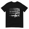 Gun For Unisex Unisex Machine Guns Usa Flag 2a Gifts TShirt