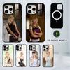 Emma Stone Phone Case For iPhone17,16,15,14,13,12,11 Plus,Pro Magnetic For Magsafe Wireless Charging