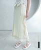Viva Sers Ribbon Shell Layered Long Skirt - 2Col