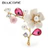 Shell Plum Blossom Flower Brooches For Women Wedding Office Brooch Pins New Year Jewelry Gifts
