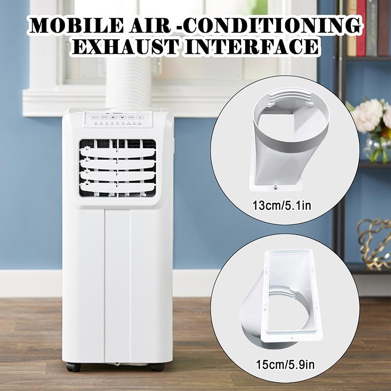 Portable AC Exhaust Hose Coupler Window Adapter Fitting for Mobile Air Conditioner Vent Tube Connector Universal 13cm/15cm Accessories