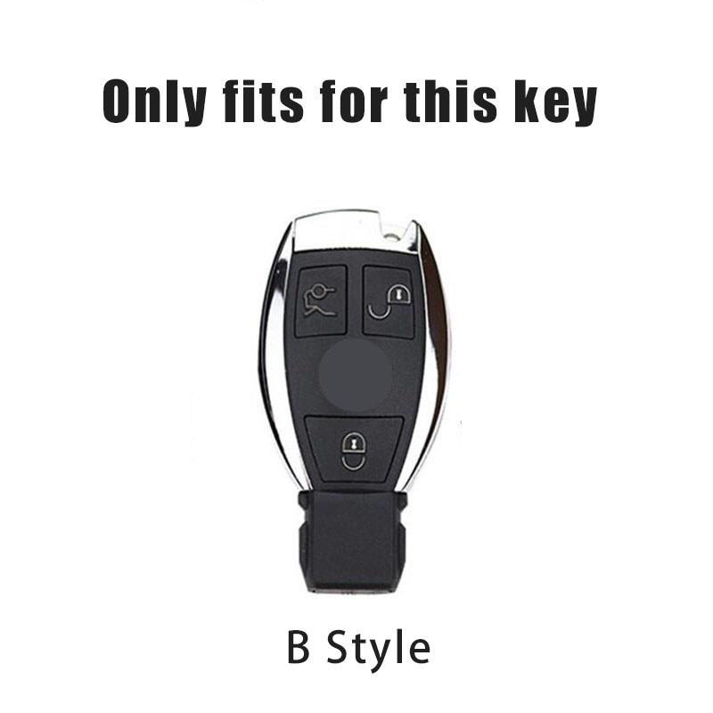 For Mercedes Benz Soft TPU Car Key Case Cover Protector Shell Fob For Mercedes Benz A B C E G Class C200 C300 E350 W205 E260L GLK A45 AMG BGA