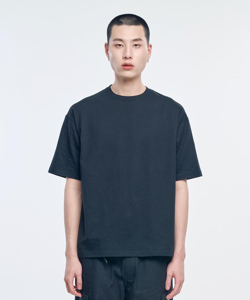 Yunaitideuaeseul [3Pack] Basic Plain Oversized Short Sleeve T-Shirt (Type A)
