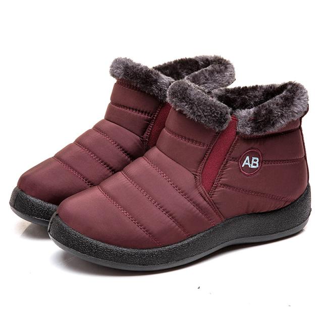 Women Boots  Fashion Waterproof Snow Boots For Winter Shoes Women Casual Lightweight Ankle Botas Mujer Warm Winter Boots