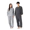 [Nutopia] Sweatshirt, Brushed Lining, Men's Top and Bottom Set, Autumn/Winter Room Wear, Loose Silhouette, Unisex, Loungewear Setup, Cold Protection,