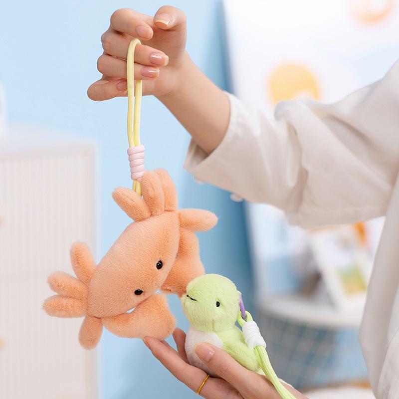 Ozeanpuppen-Anhänger Oktopus Schildkröte Seepferdchen Schlüsselanhänger Plüschtier Taschenanhänger Krabbenpuppe