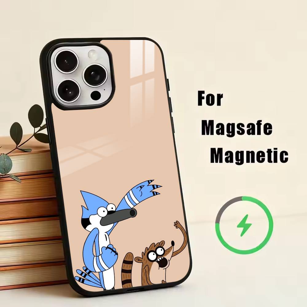 Cute-Regular S-Show Phone Case For iPhone17,16,15,14,13,12,11 Plus,Pro Magnetic For Magsafe Wireless Charging
