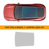 TPU PPF Car Sunroof Insulation Film For Tesla Model Y Juniper Long Range 2025-2026 Ice Armor Protection Car Sunroof Stickers