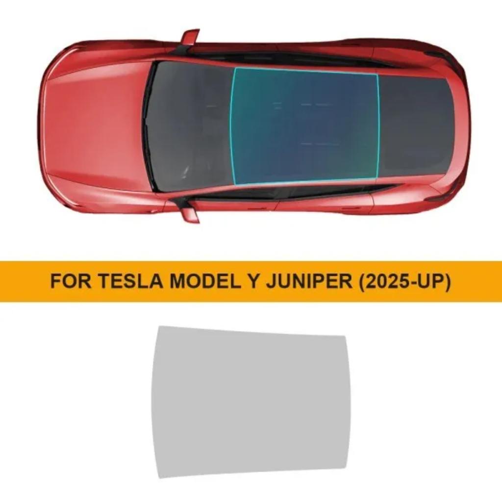 TPU PPF Car Sunroof Insulation Film For Tesla Model Y Juniper Long Range 2025-2026 Ice Armor Protection Car Sunroof Stickers