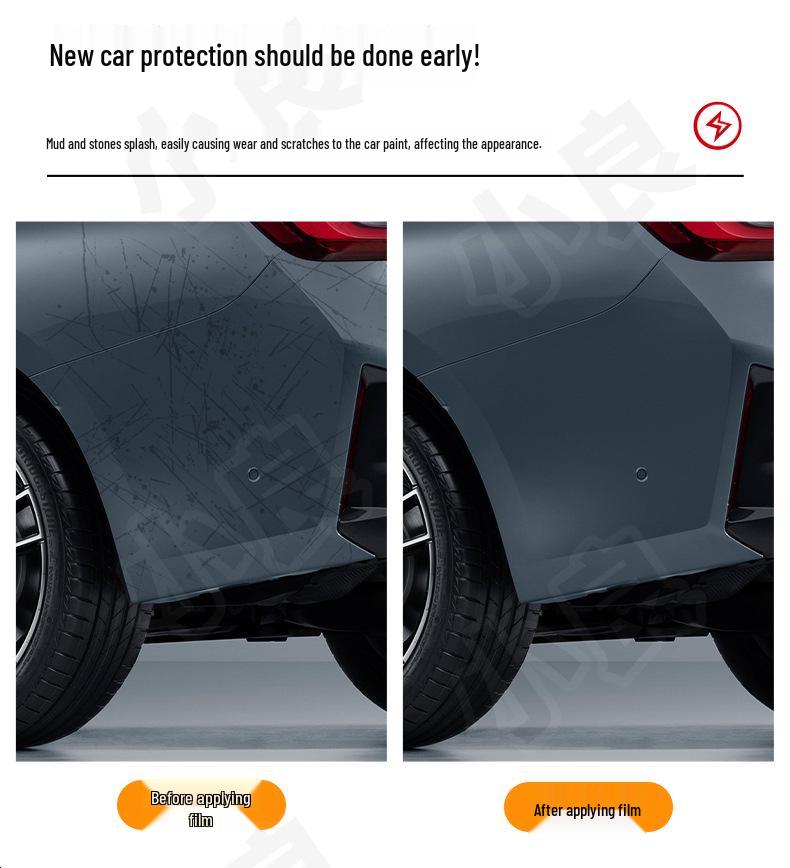 Cadillac CT5 Pre-Cut TPU Paint Protection Film for Front & Rear Bumpers - Transparent & Anti-Scratch
