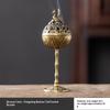 Alloy Hollow Aromatherapy Deer Crane Incense Burner Indoor High-Foot Stove Office Tea Room Decoration Incense Burners