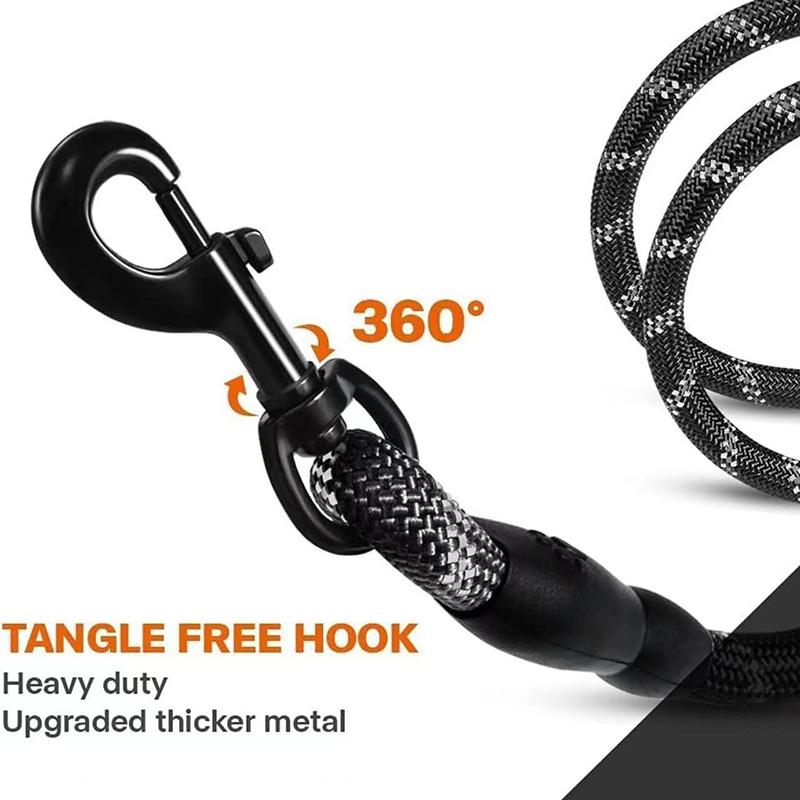 Double Strap for Dogs Lead Retractable Dog Leash for Big Strong Dog Pet Reflective Leash for Small Medium Dog Leash