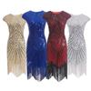 1920s Gatsby Sequin Tassel Dress - Formal Party Dancewear X-082