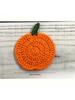 4 Piezas/Set Posavasos de Calabaza Tejidos a Crochet, Manteles Individuales de Tela Hechos a Mano, Decoración Rústica de Otoño, Accesorios de Mesa para Acción de Gracias
