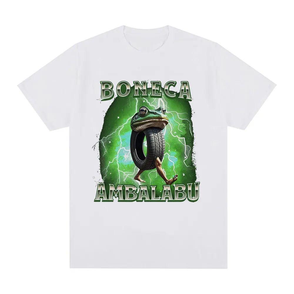 Funny Frog Printed Men's T-Shirt Summer Vintage Kawaii Men's and Women's Surfing Beach T-Shirt Unisex Breathable Casual Top