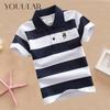 Summer Kids T-shirt Toddler Boys Tees Casual Short Sleeve Polo T Shirt Tops