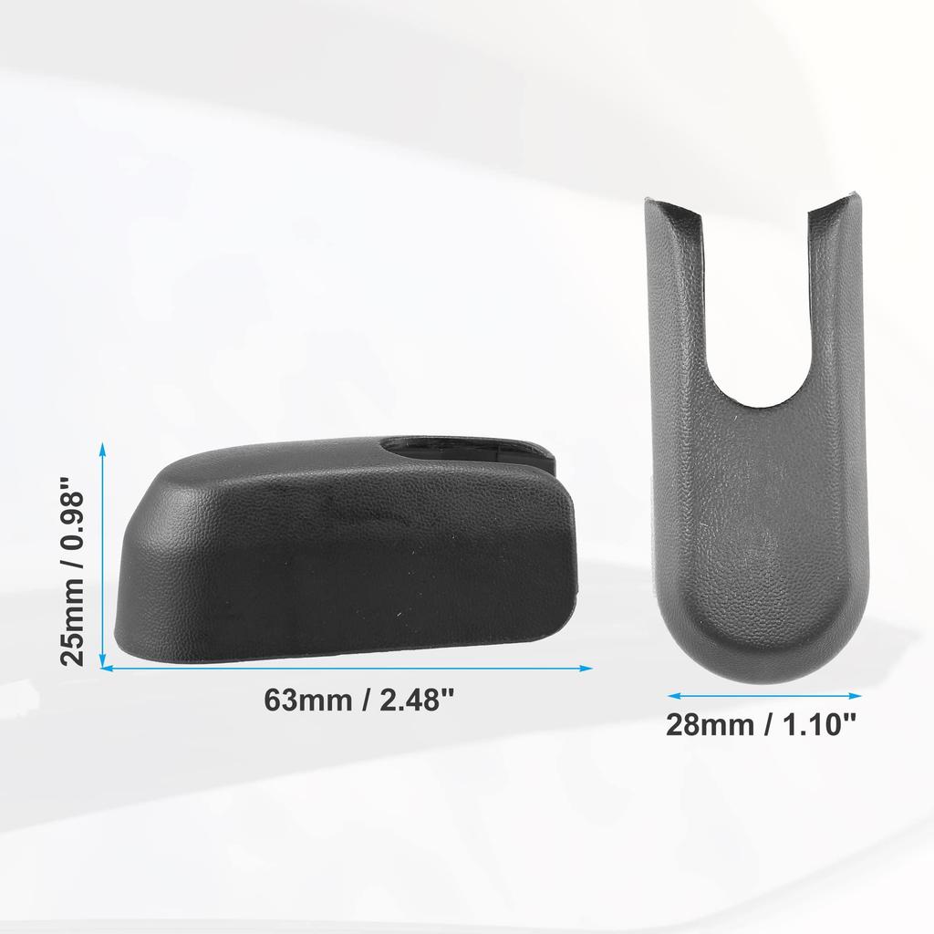 ACROPIX Rear Wiper Arm Nut Cover Cap for Mazda Compatible with CX-9 Black 1pcs