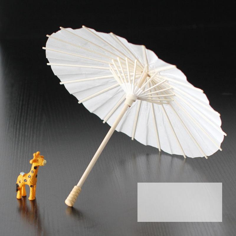1 Pc, DIY Painting White Paper Umbrella, Bride's Parasol, Wedding Decoration Creative Gift, Birthday Gift, Wedding Photography Props