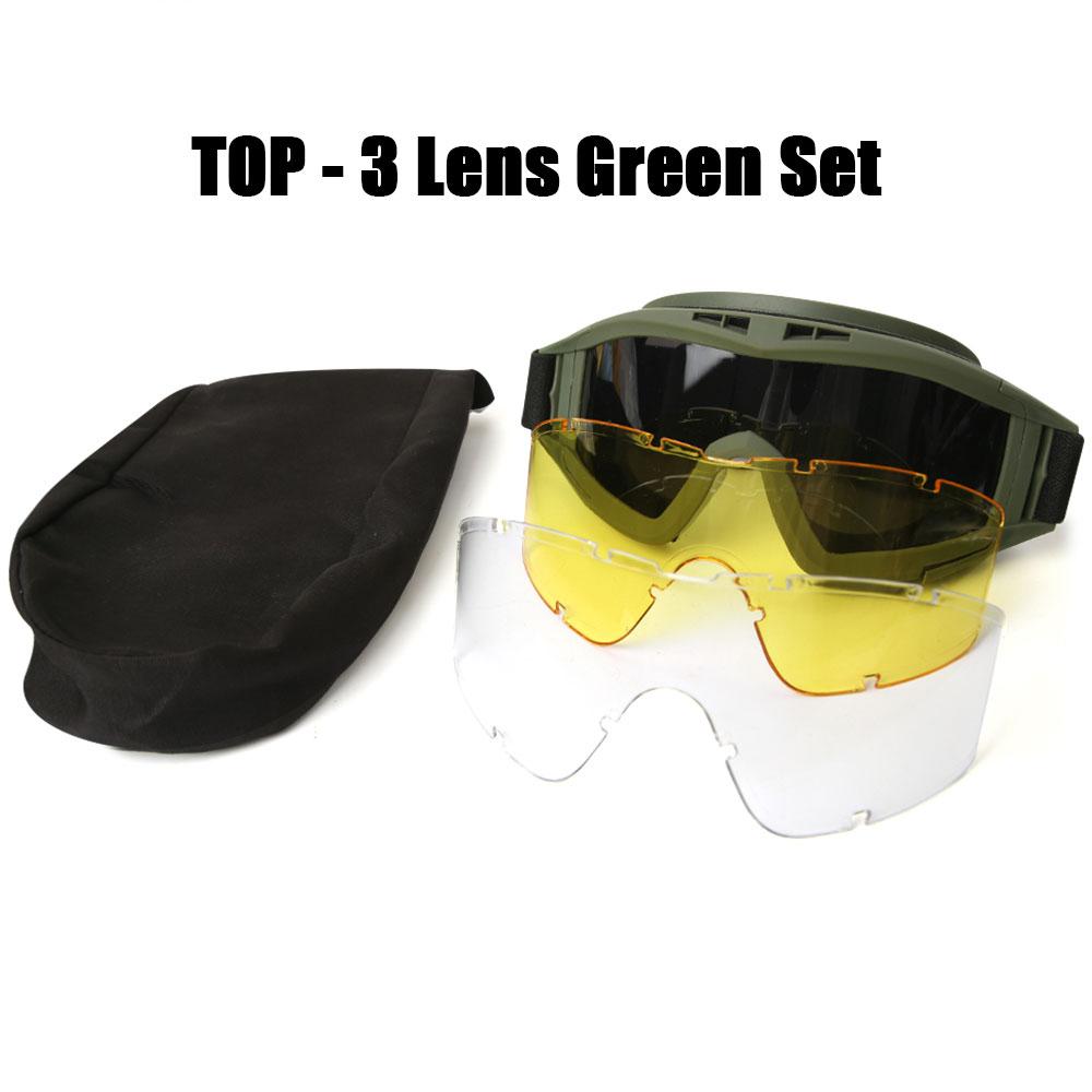 Taktische Outdoor-Brille Desert Locust Armee-Fanbrille Stoßfest Sport Unisex-Brille Radbrille
