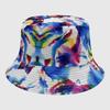 Cotton Tie Dye Bucket Hat With Sun Protection For Outdoor Activities Men Women
