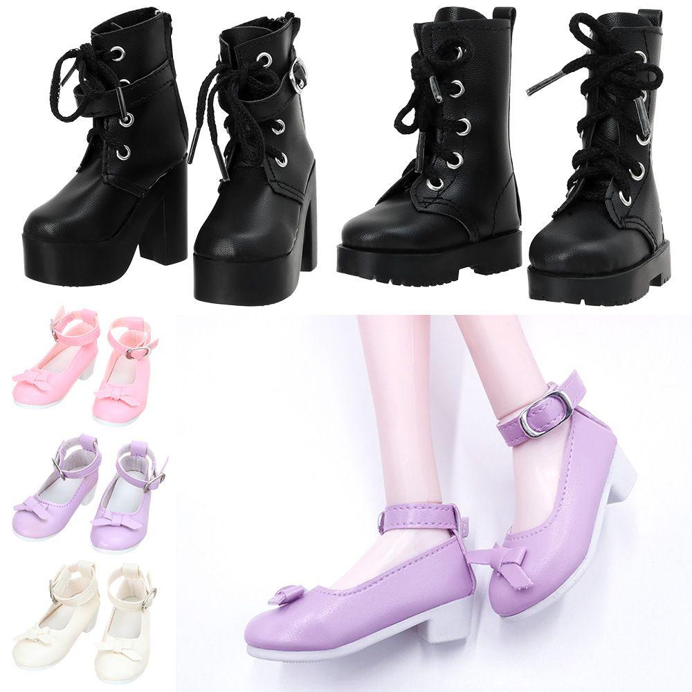 New 7.8CM Doll Wearing 1/3 Differents Color Fabric Shoes 60cm Doll Boots Play House Accessories