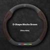 GLC GLB Car Suede Steering Wheel Cover Mercedes Benz A B C E V S Class Sprinter Vito Viano ML GL SL GLA GLB GLC GLE GLK GLS SLK