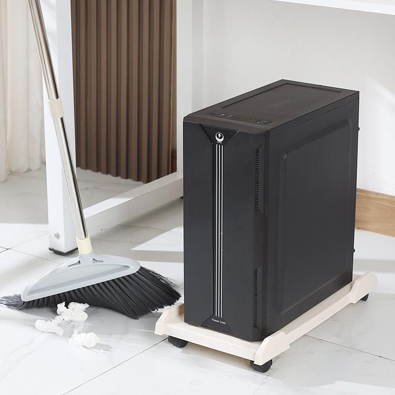 Computer Tower Stand Adjustable Mobile Cpu Stand Gaming Pc Case With 4 Caster Wheels Most For Most Pc Computer Under Desk Holder